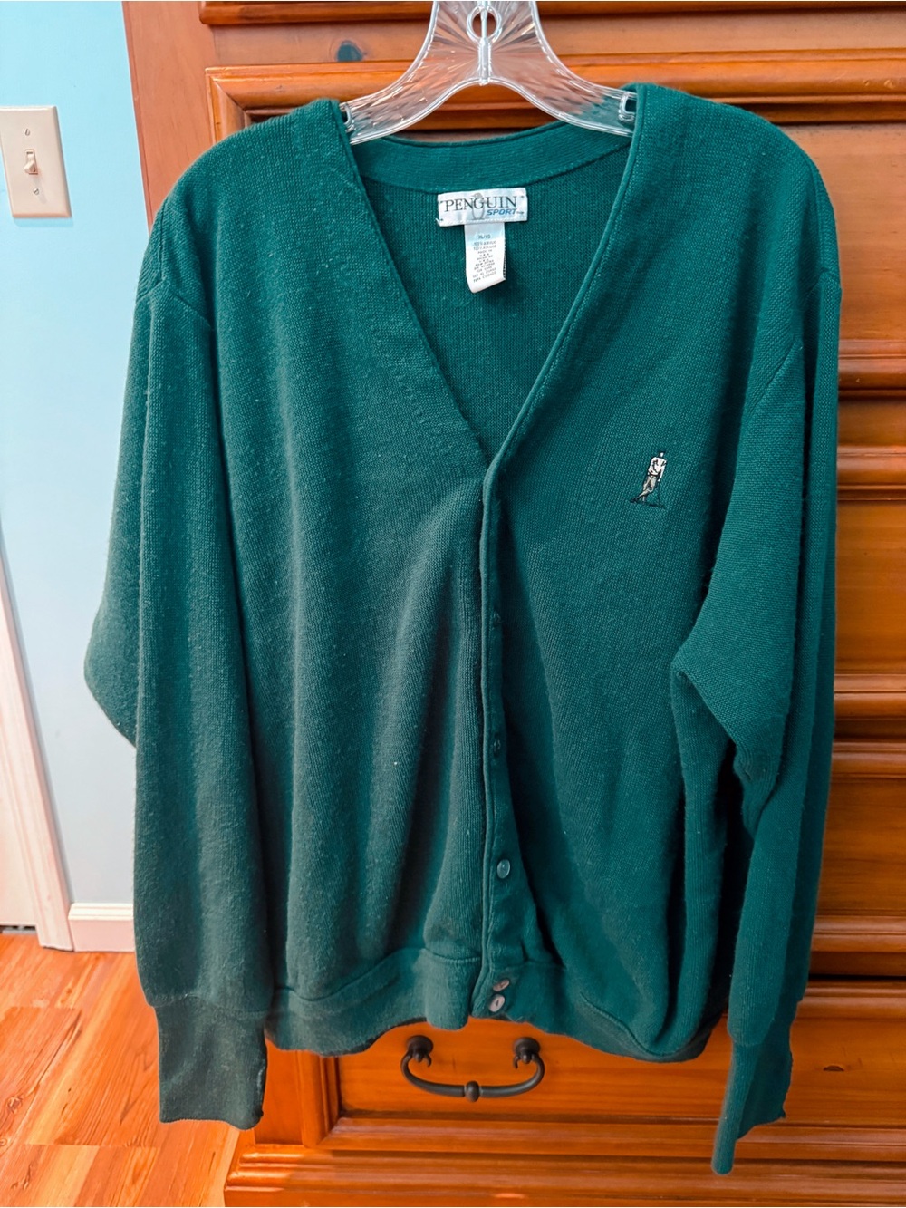 Vintage penquin sport cardigan. Golf style.